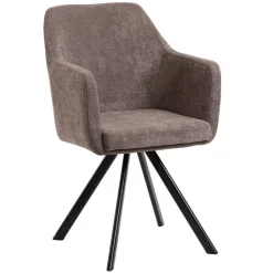 Drehbarer Esstischsessel in Braun - Faneno^Wohnen Best