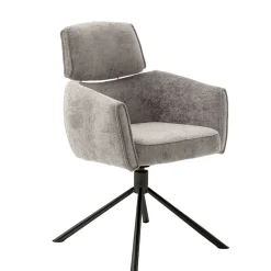 Drehbarer Esstischstuhl in Taupe - Linette (2er Set)^Wohnen Hot