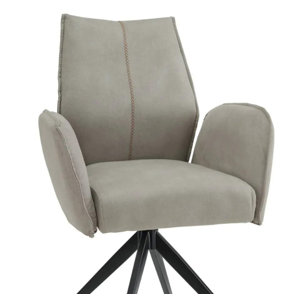 Drehbarer Esstischstuhl mit Armlehnen - Fiafanda (2er Set)^Wohnen