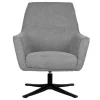 Wohnen Drehbarer Fernsehsessel in Grau - Ringeta