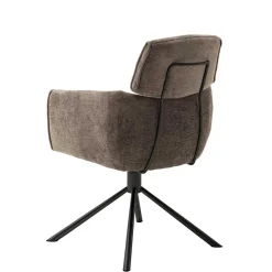 Wohnen Drehbarer Küchenstuhl mit Armlehnen - Ishi (2er Set)