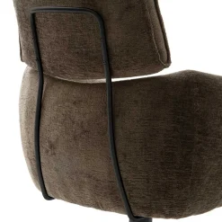 Wohnen Drehbarer Küchenstuhl mit Armlehnen - Ishi (2er Set)