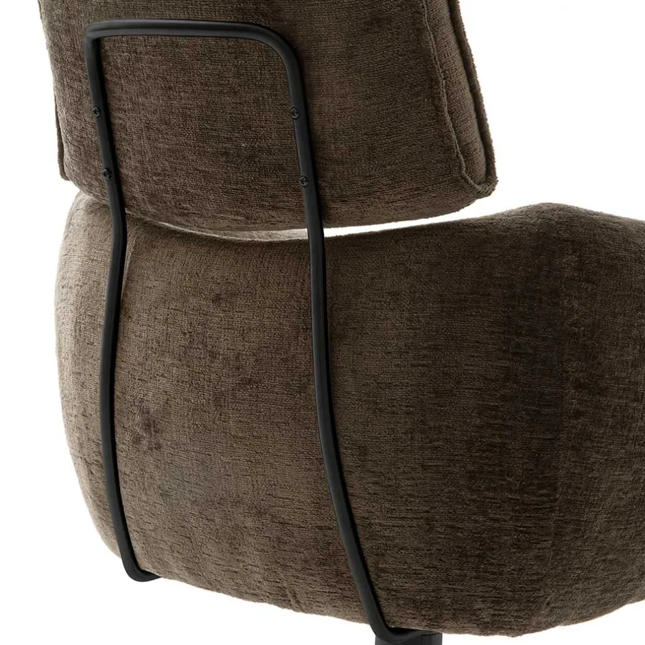 Wohnen Drehbarer Küchenstuhl mit Armlehnen - Ishi (2er Set)