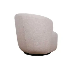 Drehbarer Lesesessel in Cremeweiß Boucle - Cleas^Wohnen Best