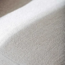 Drehbarer Lesesessel in Cremeweiß Boucle - Cleas^Wohnen Best