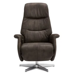 Wohnen Drehbarer Microfaser Relaxsessel in Braun - Cariba
