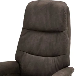 Wohnen Drehbarer Microfaser Relaxsessel in Braun - Cariba