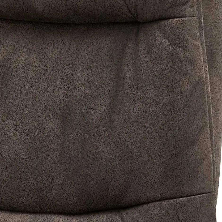 Wohnen Drehbarer Microfaser Relaxsessel in Braun - Cariba