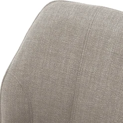 Wohnen Drehbarer Polsterstuhl in Hellbraun - Asticio (2er Set)