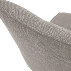 Wohnen Drehbarer Polsterstuhl in Hellbraun - Asticio (2er Set)