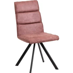 Drehbarer Polsterstuhl in Rosenholz - Gulmez (2er Set)^Wohnen Online