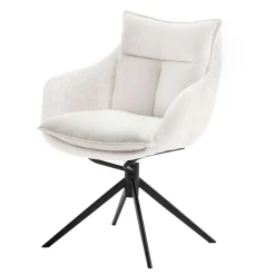 Drehbarer Polsterstuhl mit Armlehnen - Attrona (2er Set)^Wohnen Outlet