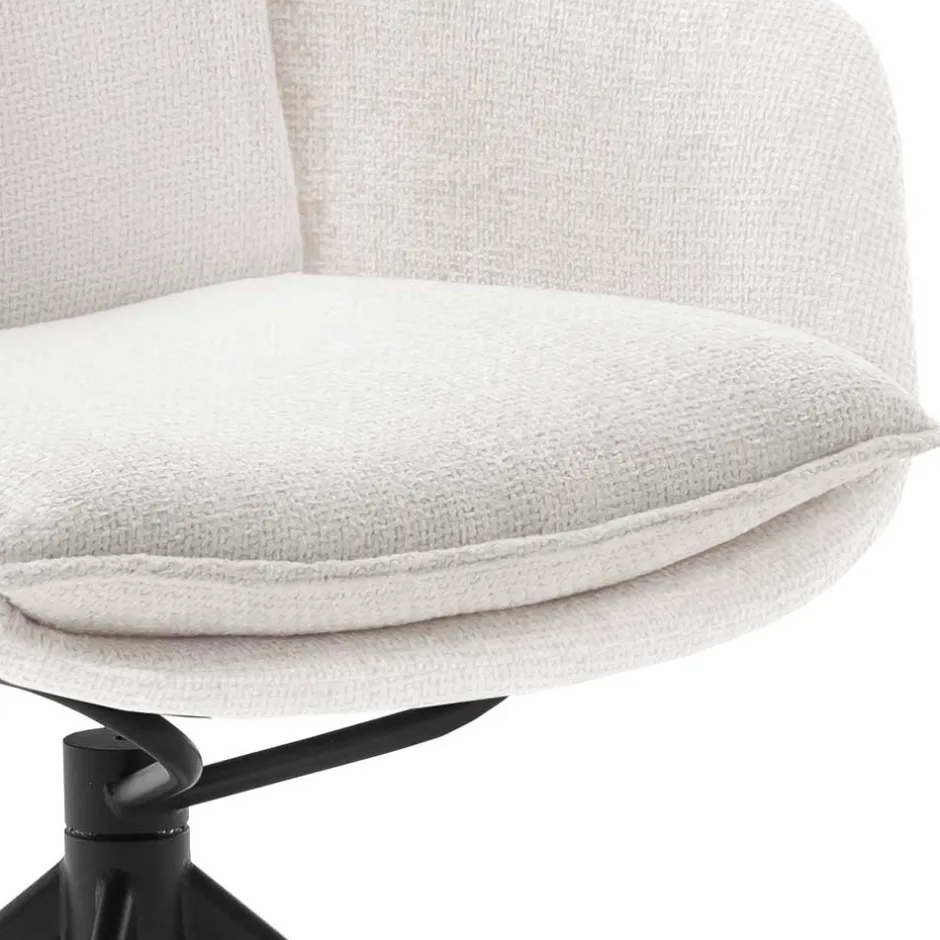 Drehbarer Polsterstuhl mit Armlehnen - Attrona (2er Set)^Wohnen Outlet