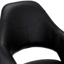 Drehbarer Retro Armlehnenstuhl in Schwarz - Lugon (2er Set)^Wohnen