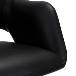 Drehbarer Retro Armlehnenstuhl in Schwarz - Lugon (2er Set)^Wohnen