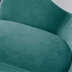 Wohnen Drehbarer Retro Loungesessel in Türkis - Vitablo