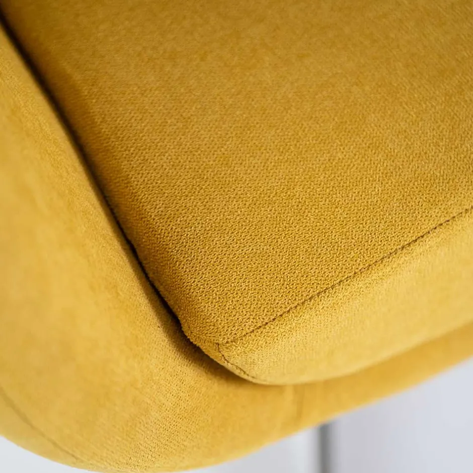Wohnen Drehbarer Retrosessel in Gelb - Phantom