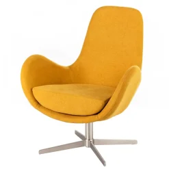 Wohnen Drehbarer Retrosessel in Gelb - Phantom