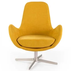 Wohnen Drehbarer Retrosessel in Gelb - Phantom