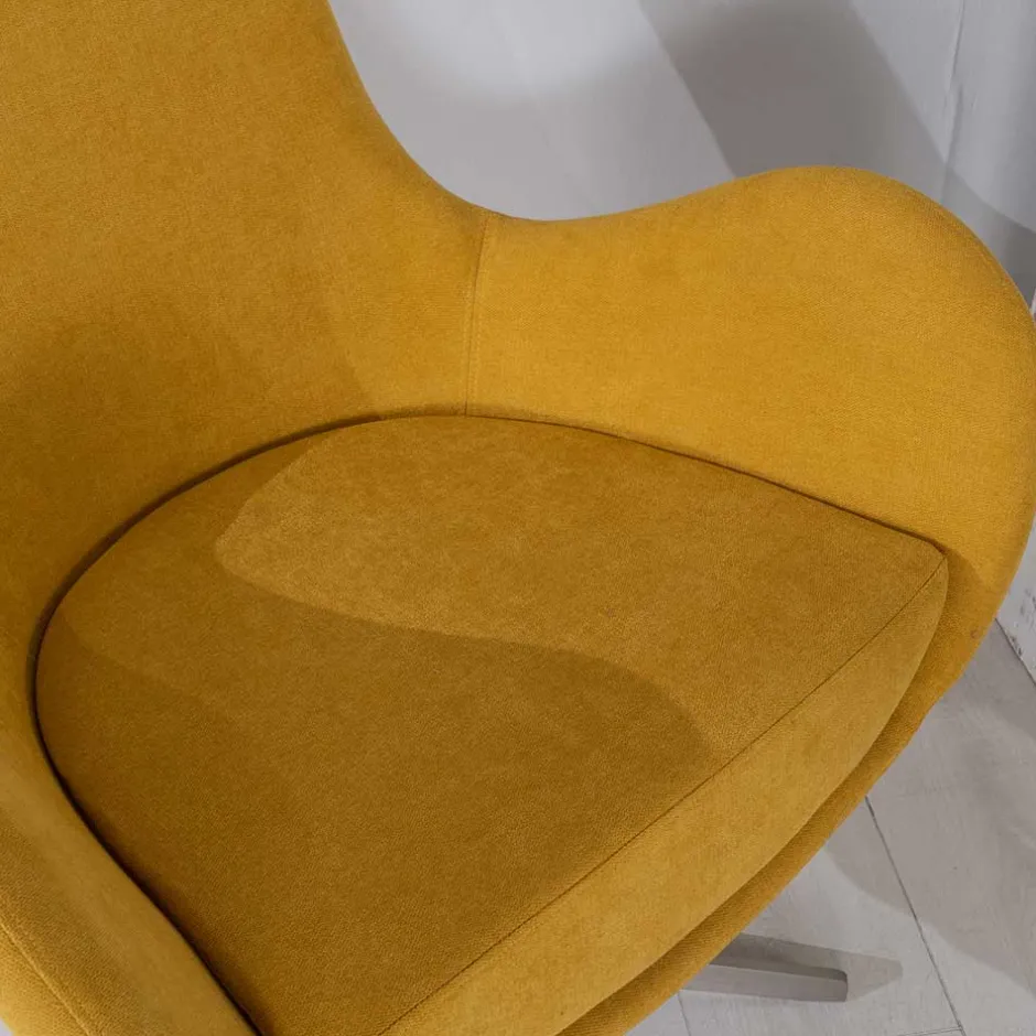 Wohnen Drehbarer Retrosessel in Gelb - Phantom
