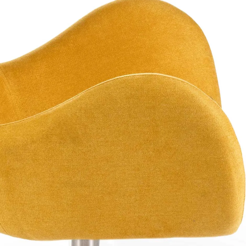 Wohnen Drehbarer Retrosessel in Gelb - Phantom