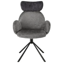 Drehbarer Tischsessel in Grau - Adejano (2er Set)^Wohnen New