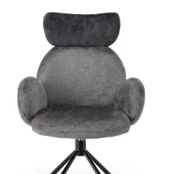 Drehbarer Tischsessel in Grau - Adejano (2er Set)^Wohnen New