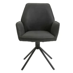 Drehbarer Tischsessel in Anthrazit - Iljana (2er Set)^Wohnen