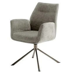 Wohnen Drehbarer Tischsessel mit Taschenfederkern - Lucia (2er Set)