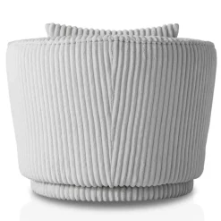 Wohnen Drehbarer Wohnzimmersessel in Hellgrau - Iliana