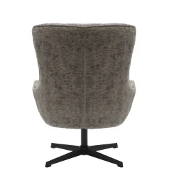 Wohnen Drehbarer Wohnzimmersessel in Dunkelgrau - Grandio