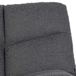Drehsessel ohne Armlehnen in Anthrazit Boucle - Matresca^Wohnen Best