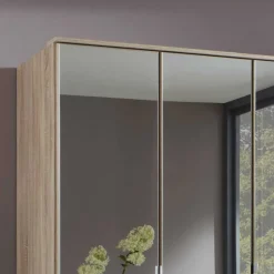 Drehtüren Kleiderschrank Rommino in Eiche Sägerau^Wohnen Clearance