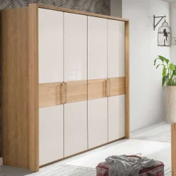 Wohnen Drehtüren Schlafzimmerschrank 4-türig - Emdsiva
