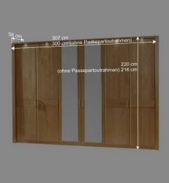 Drehtürenschrank Bordeaux aus Erle^Wohnen Outlet