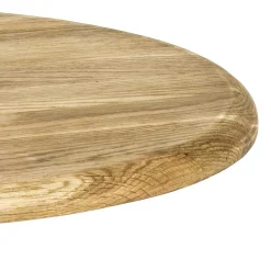 Wohnen Dreibein Beistelltisch mit Holzplatte aus Eiche - Berga