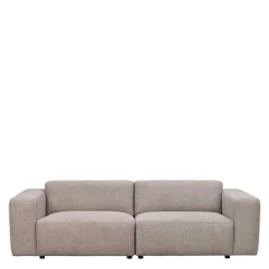 Dreier Sofa aus Webstoff in Beige - Adamantia^Wohnen Discount