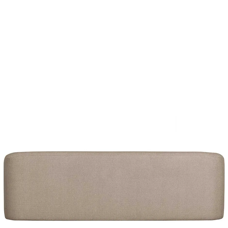 Wohnen Dreisitzer Couch aus Chenille in Beige - Chake