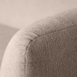 Wohnen Dreisitzer Couch aus Chenille in Beige - Chake