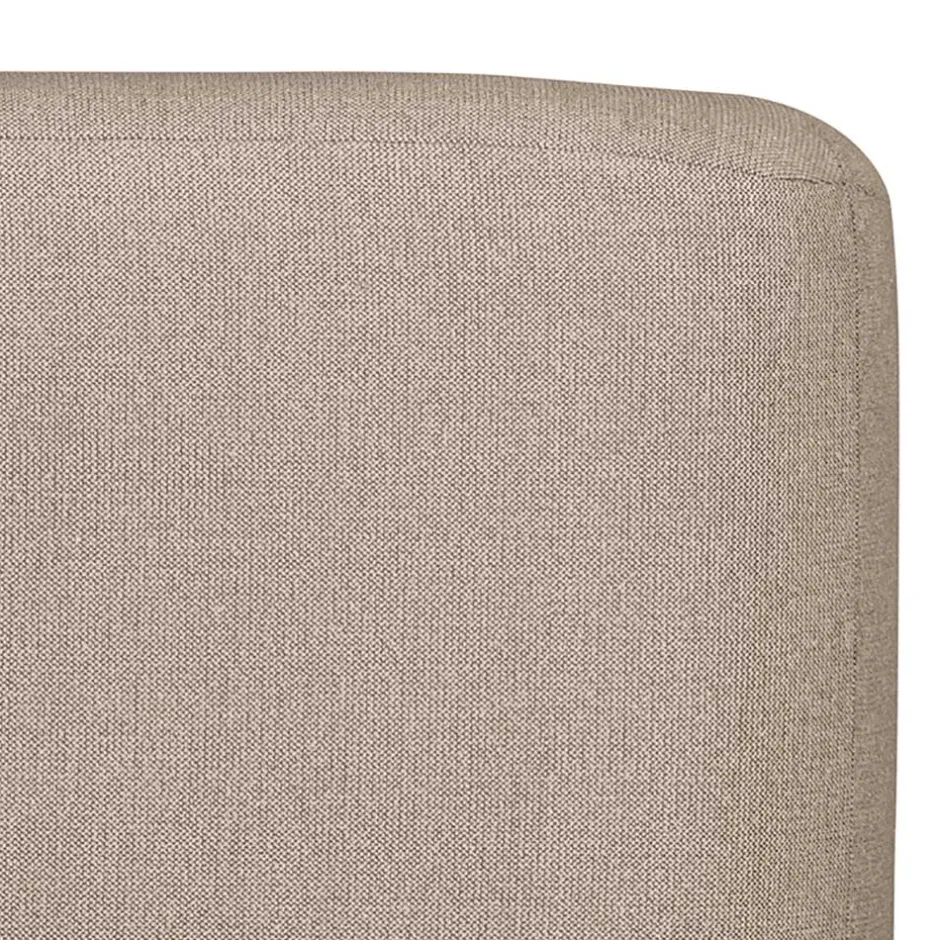 Wohnen Dreisitzer Couch aus Chenille in Beige - Chake