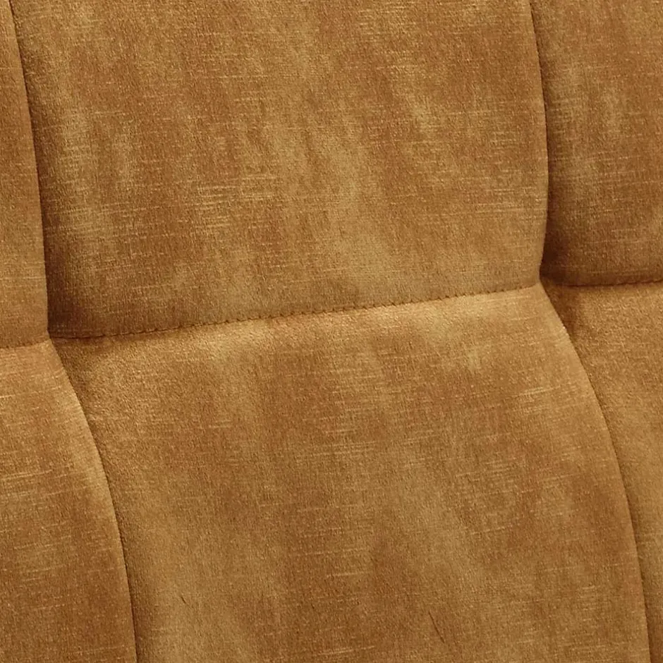 Wohnen Dreisitzer Esstisch Polsterbank in Ocker Velours - Cacassa