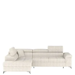 Wohnen Dreisitzer Funktionscouch in Cremeweiß - Cryptos