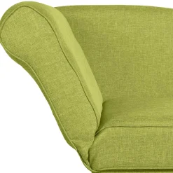 Dreisitzer Polsterliege in Gelbgrün mit Buche - Blace^Wohnen Online