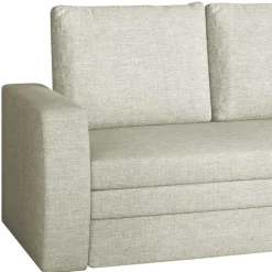 Dreisitzer Schlafcouch in Beige - Saltenas^Wohnen New