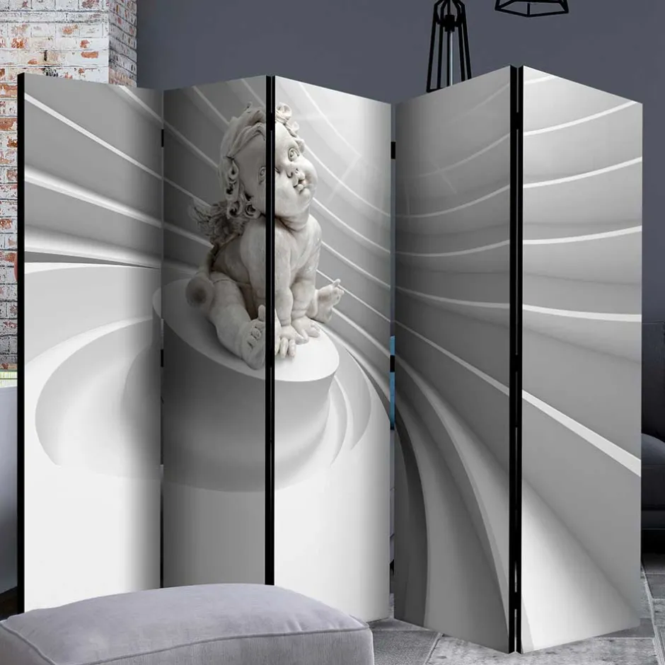 Wohnen Druckmotiv Paravent mit Putte Engel Motiv - Cisada