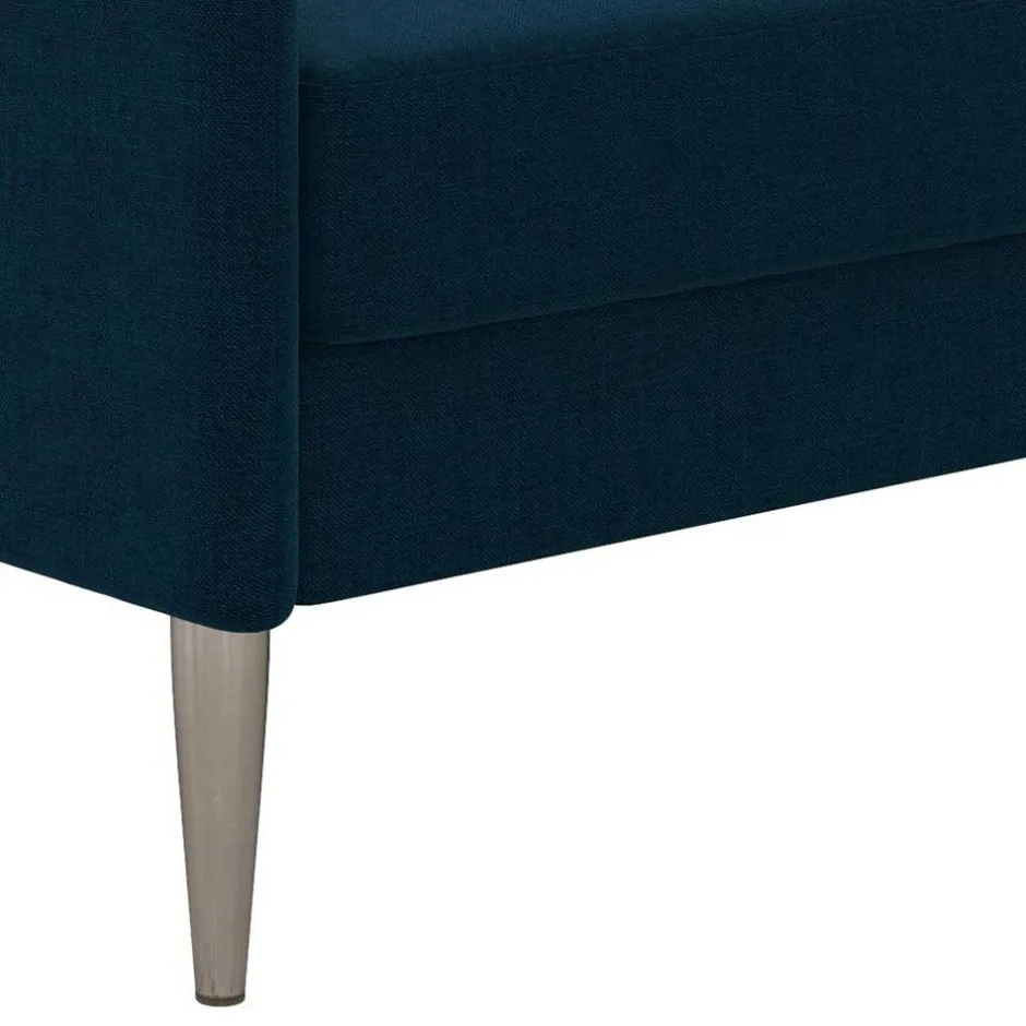 Dunkelblaues Sofa mit drei Sitzplätzen - Agadi^Wohnen