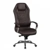 Dunkelbrauner Chefsessel aus Leder - Montigue^Wohnen Sale