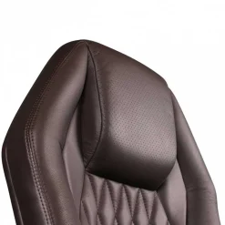 Dunkelbrauner Chefsessel aus Leder - Montigue^Wohnen Sale