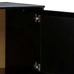 Dunkelbraunes Highboard mit Wiener Geflecht - Santiana^Wohnen New