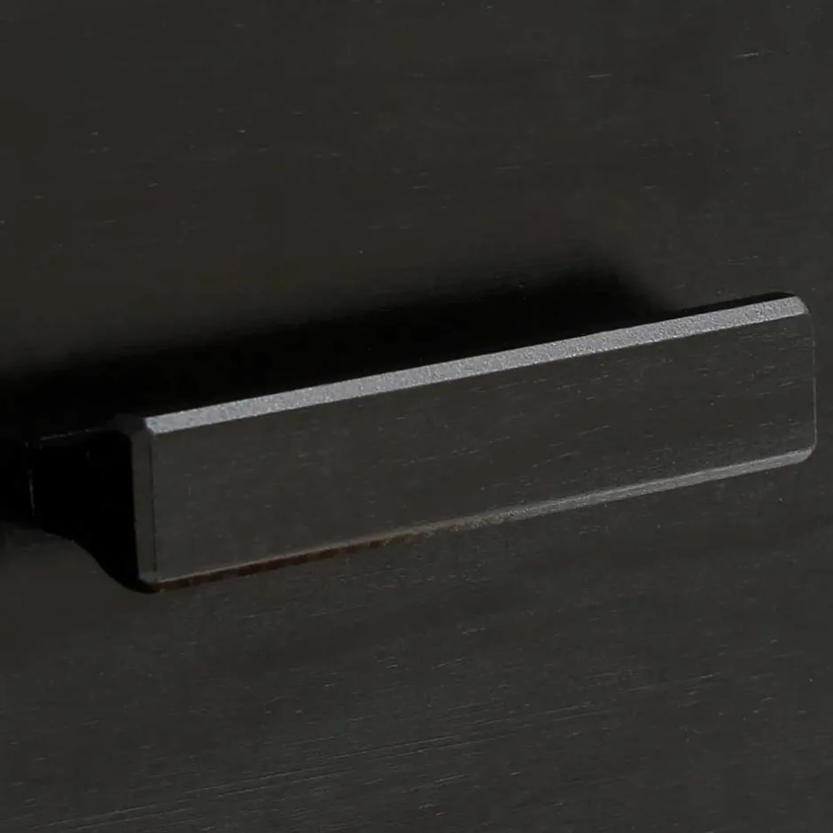 Dunkelbraunes Highboard mit Wiener Geflecht - Santiana^Wohnen New